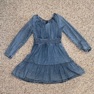 GAP Blue Denim Casual Kids Dress